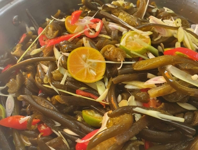 Tảo ChiLe ngâm sả tắc